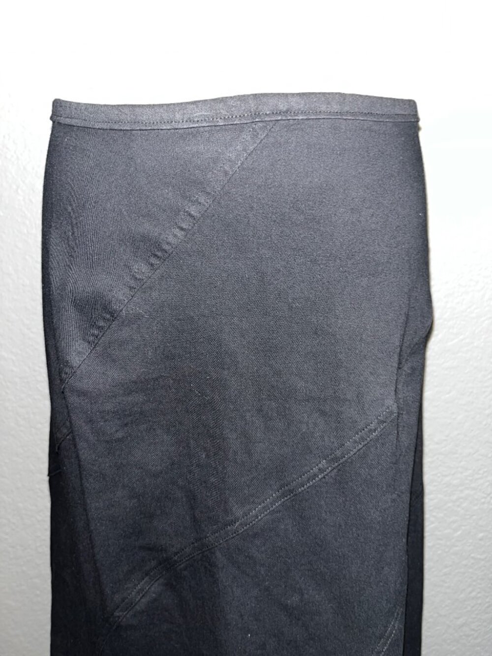 MONGE Black Paneled Asymmetric Seam Maxi Western Southwestern Skirt - EUC Small - Picture 2 of 13
